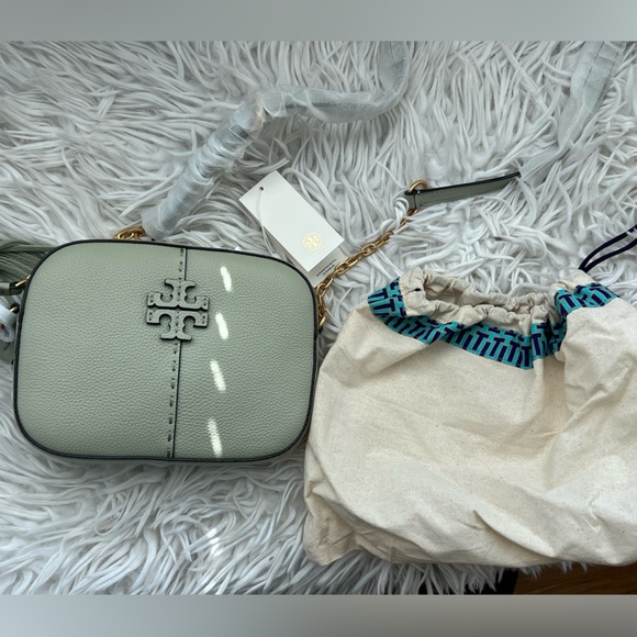 Tory Burch McGraw Camera Bag - Pine Frost - NWT - Picture 6 of 7